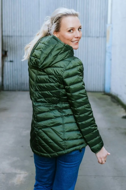 Moke Cushla Puffer Jacket - Cypress