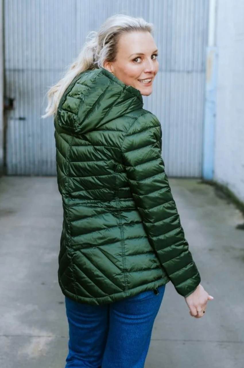 Moke Cushla Puffer Jacket - Cypress