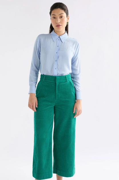 Elk Rhes Cord Pant - Island Green