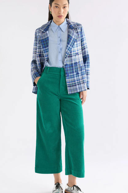 Elk Rhes Cord Pant - Island Green