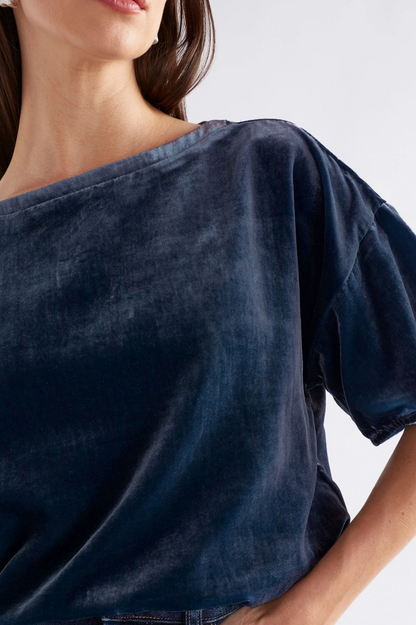Elk Suuri Velvet Top - Blue Steel