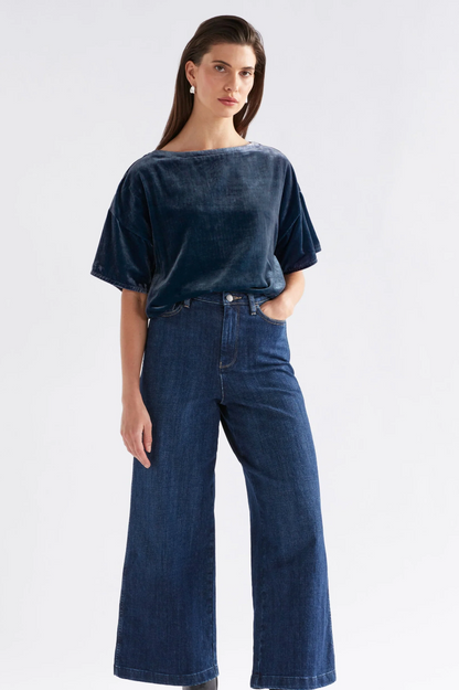 Elk Suuri Velvet Top - Blue Steel