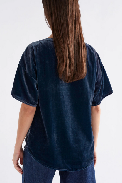 Elk Suuri Velvet Top - Blue Steel