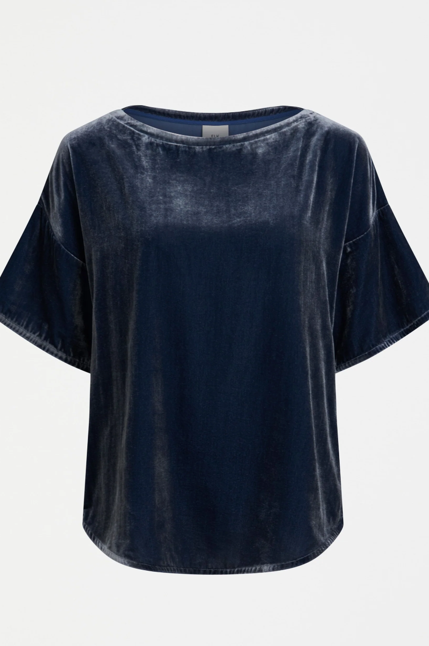 Elk Suuri Velvet Top - Blue Steel