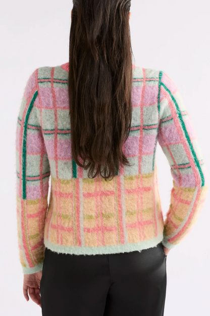 Elk Ostti Sweater - Pink Punch Check