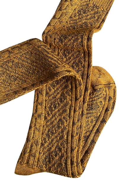Vintage Merino Socks - Mustard
