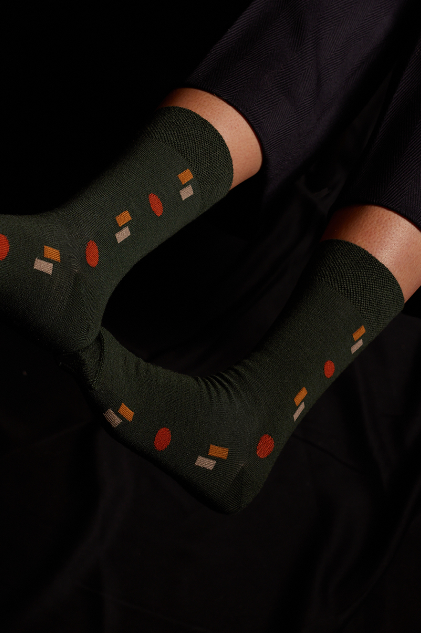 Zen Merino Socks - Green