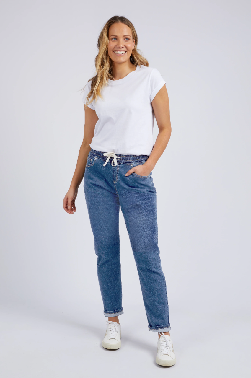 Foxwood Juliette Jogger Jean - Vintage Blue