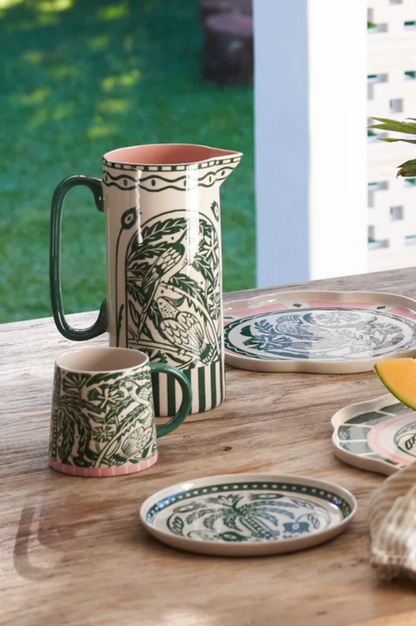 Del Sol Bird Mug - Green