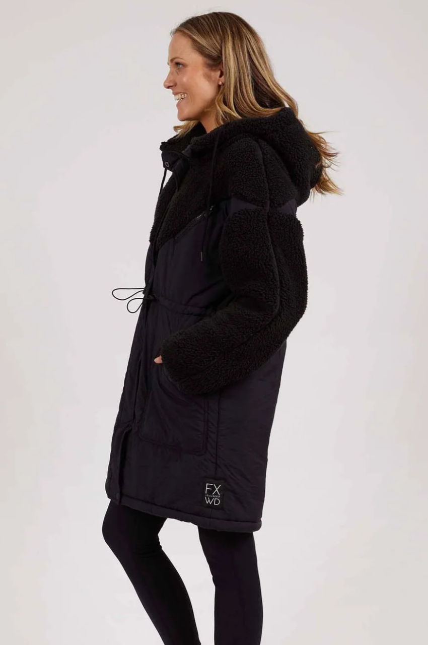 Foxwood Longline Anorak - Black