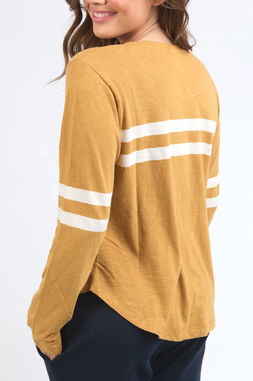 Elm Adora Long Sleeve Tee - Dijon