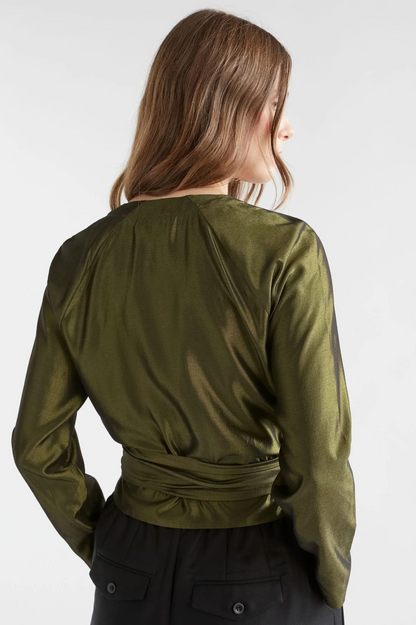 Elk Medjal Top - Gold/Black