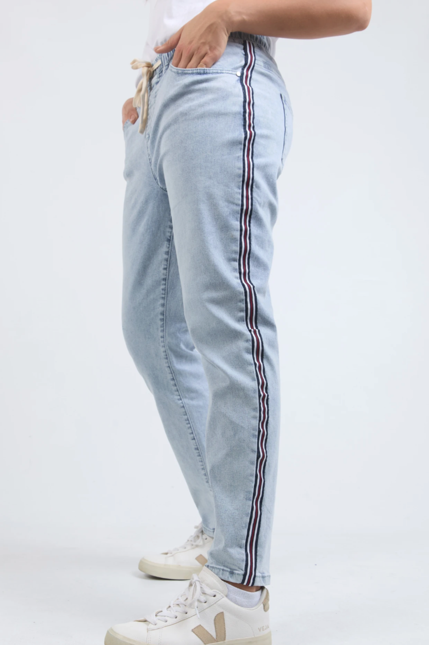 Foxwood Juliette Taped Jogger - Vintage Pale Blue