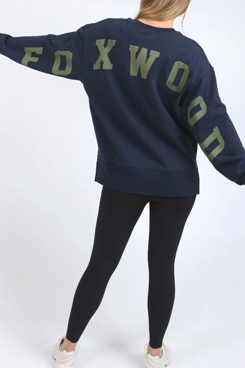 Foxwood Interval Crew - Navy/Khaki