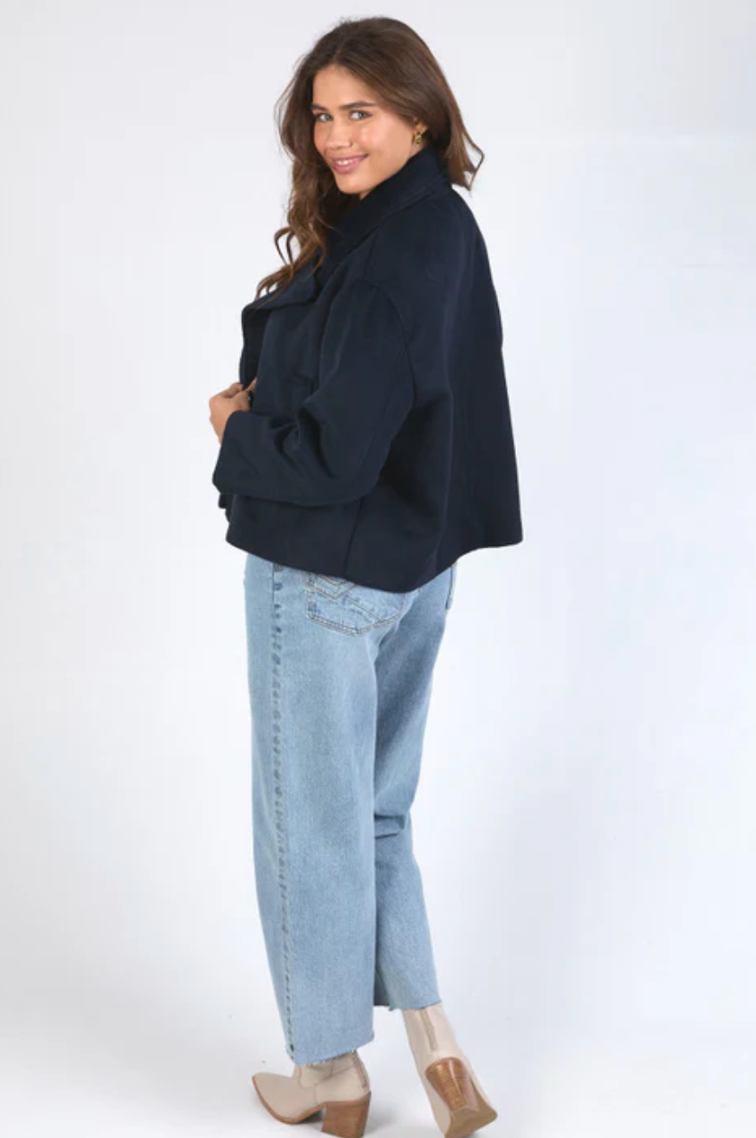 Elm Harley Peacoat - Sapphire