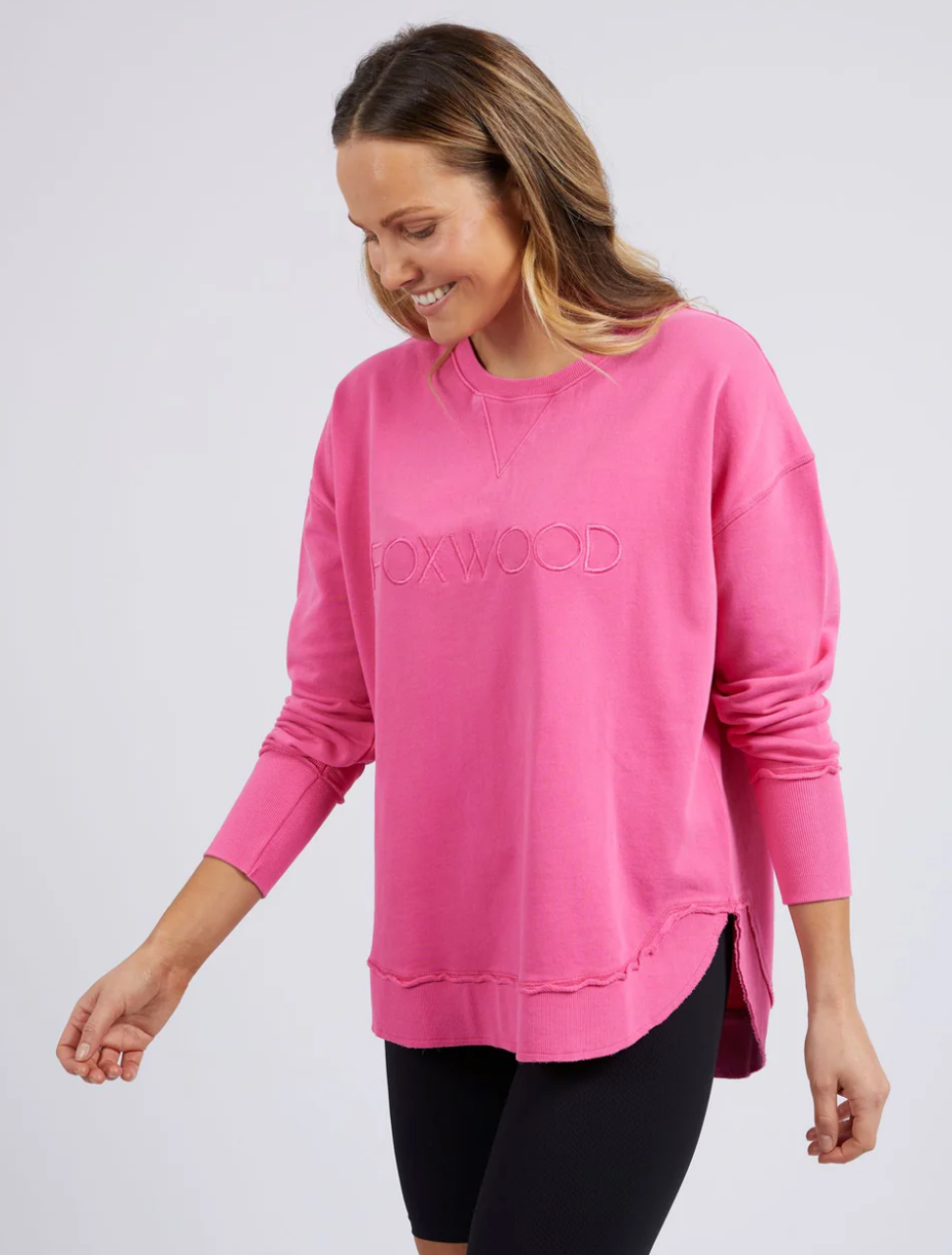 Foxwood Simplified Crew - Bright Pink