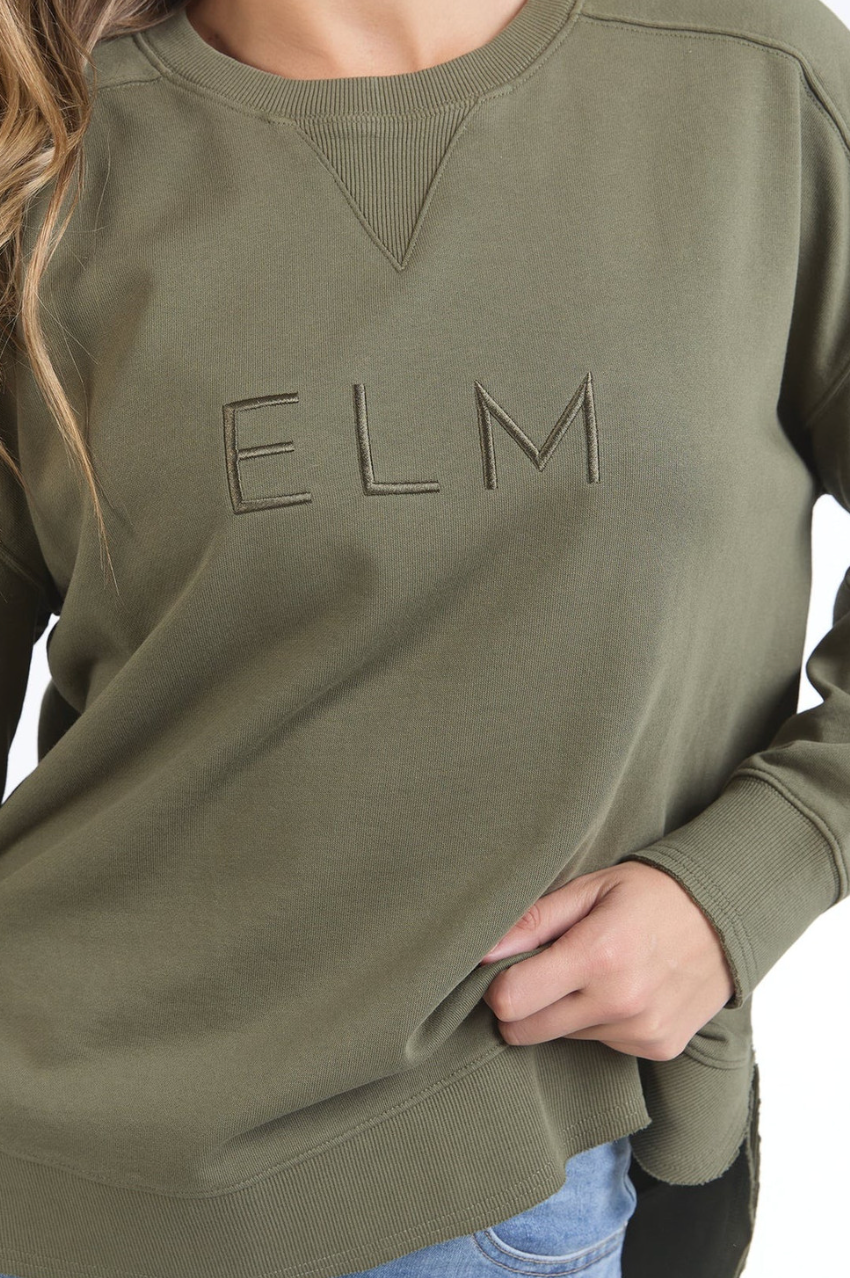 Elm Established Crew - Khaki