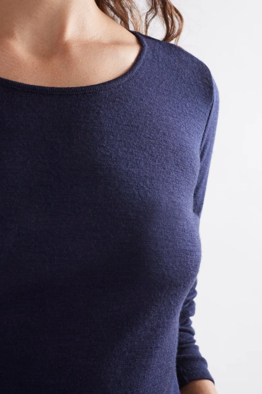 Elk Merino Wool Skin - Navy