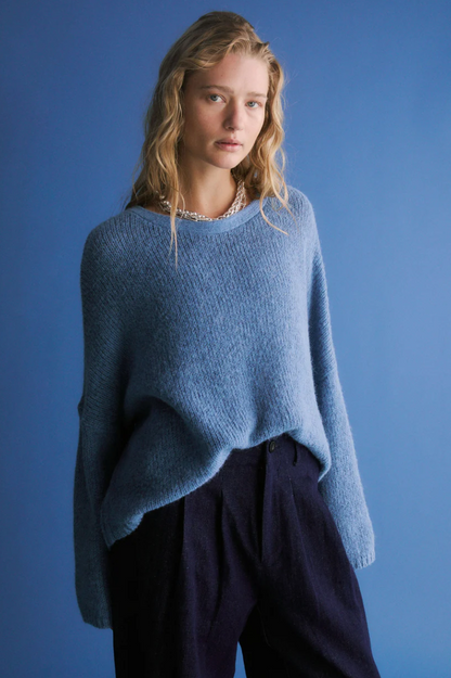 Elk Agna Sweater - Chambray