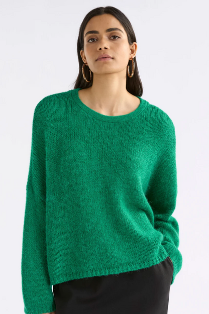 Elk Agna Sweater - Milan Green