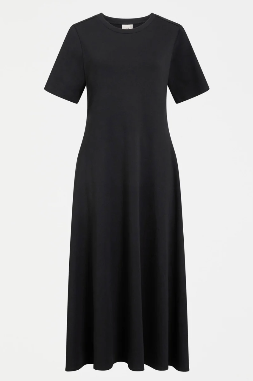 Elk Mana Scuba Dress - Black