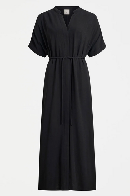 Omia Shirt Dress - Black
