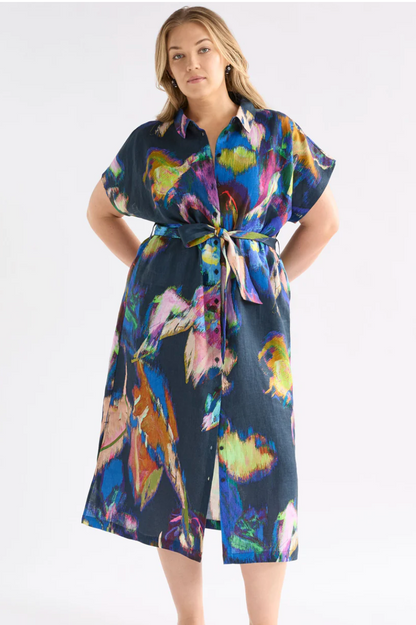 Elk Lato Dress - Vaara-print