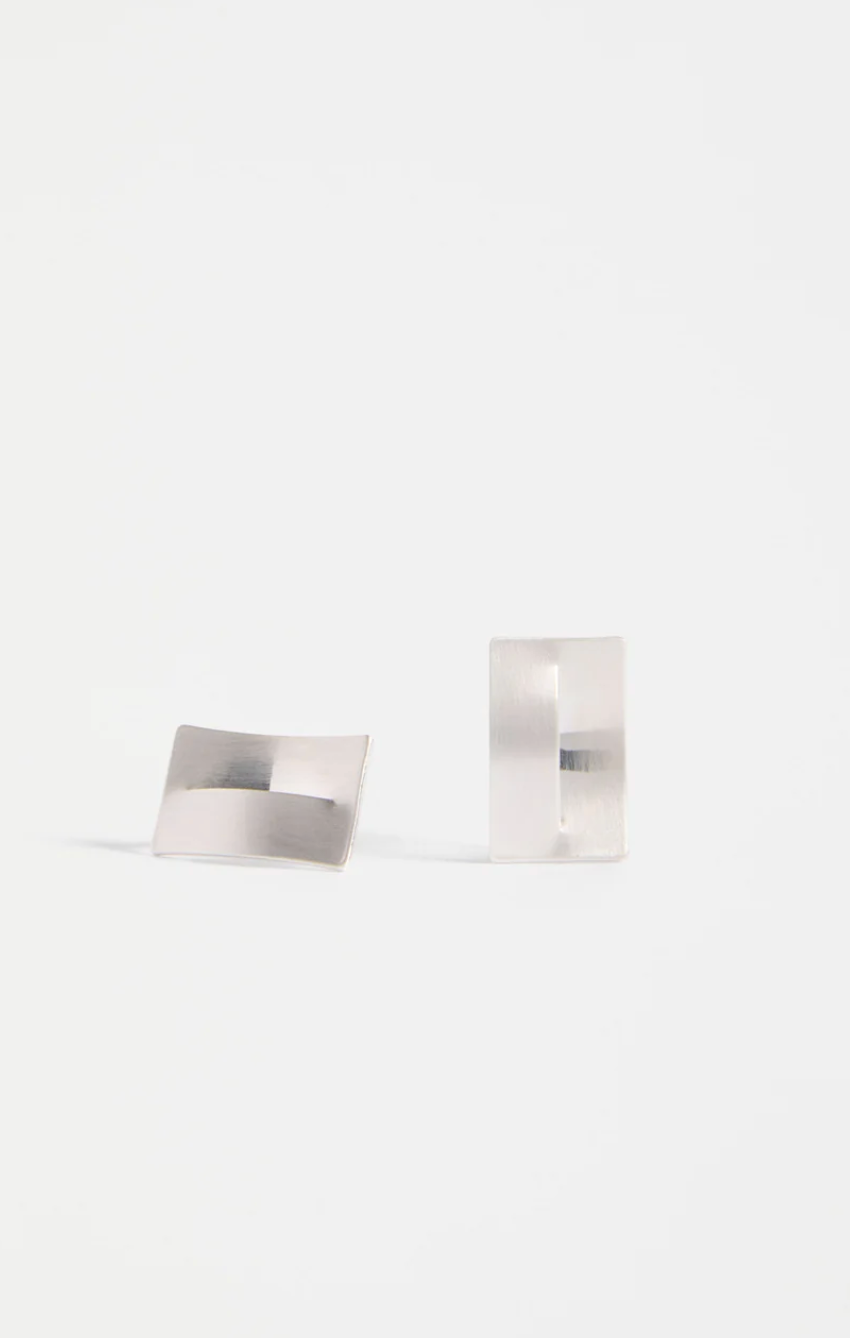 Elk Trel Stud Earring - Silver