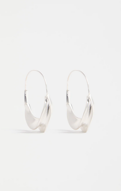 Elk Siita Hoop Earring - Silver