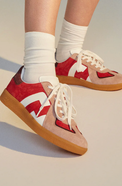 Pace Sneaker - Red Retro Blossom