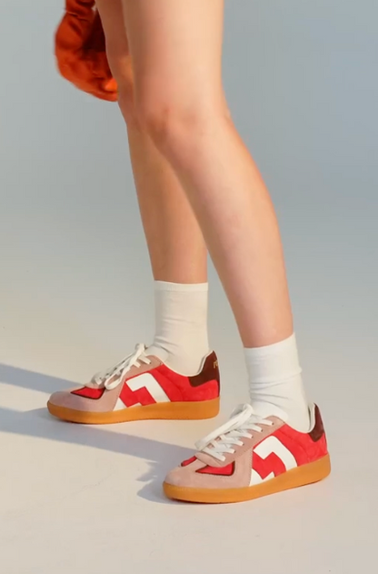 Pace Sneaker - Red Retro Blossom