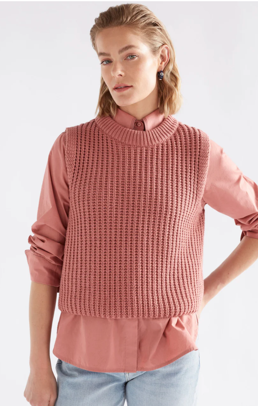 Elk Arp Vest - Clay Pink