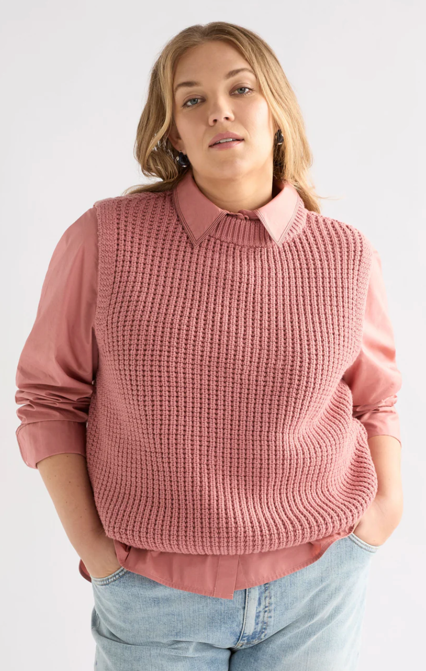 Elk Arp Vest - Clay Pink