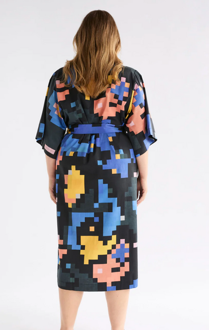Elk Grand Shirt Dress - Lucent Print