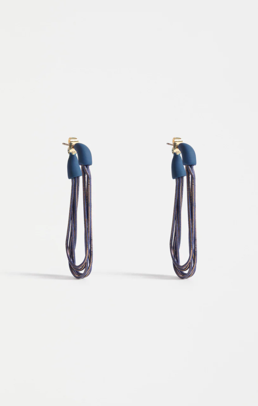 Elk Lina Earring - Cobalt