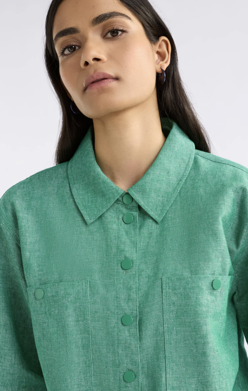 Elk Alpah Shirt - Green Speckle