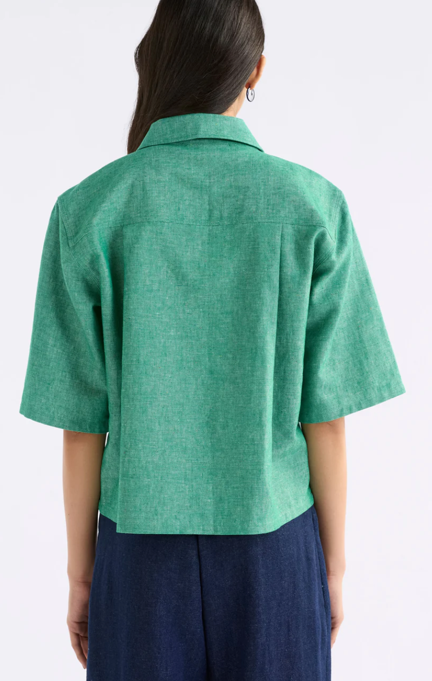 Elk Alpah Shirt - Green Speckle