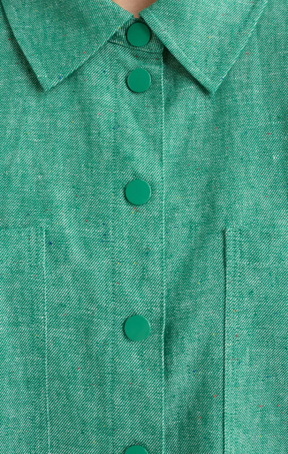 Elk Alpah Shirt - Green Speckle