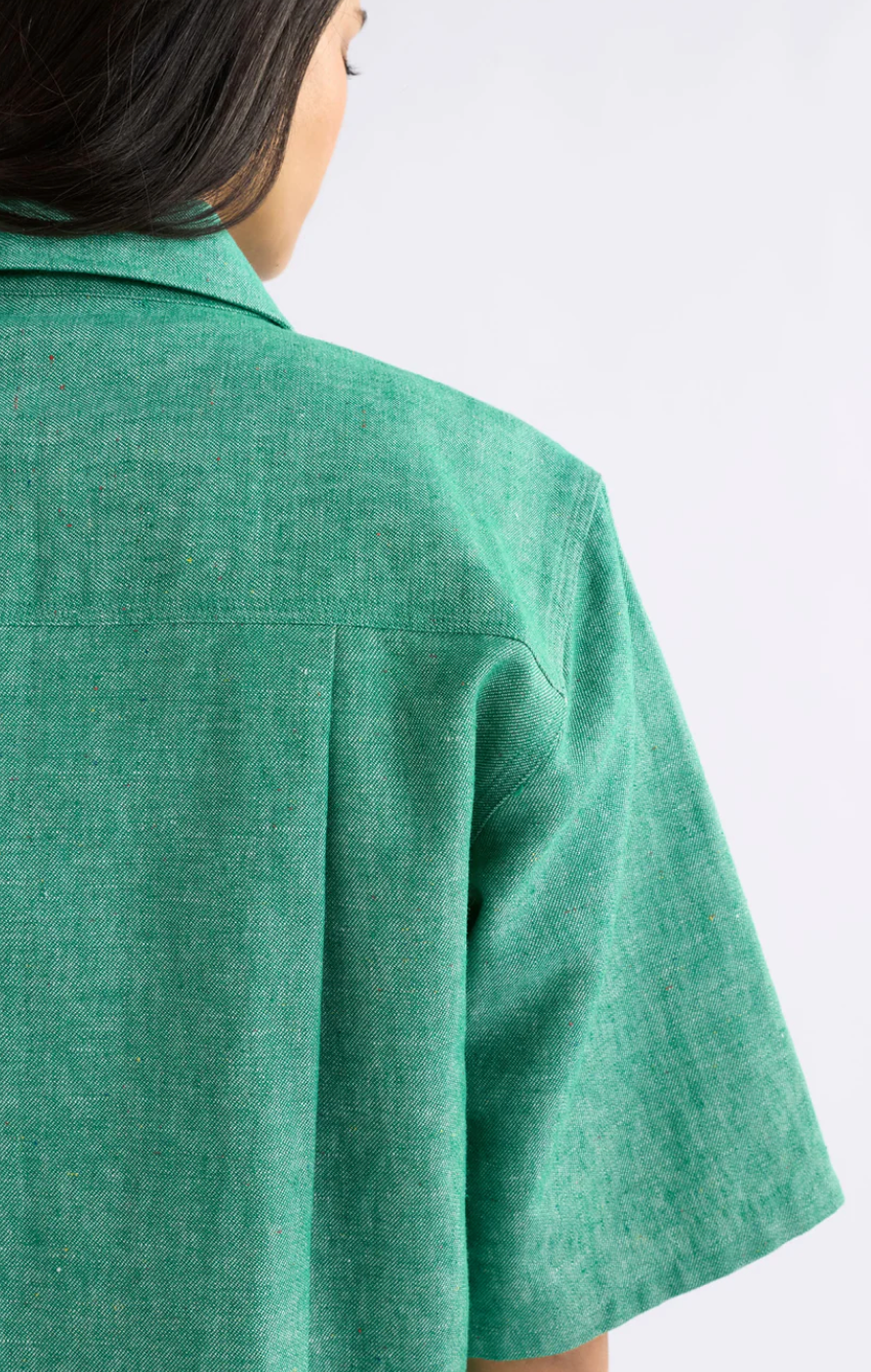 Elk Alpah Shirt - Green Speckle