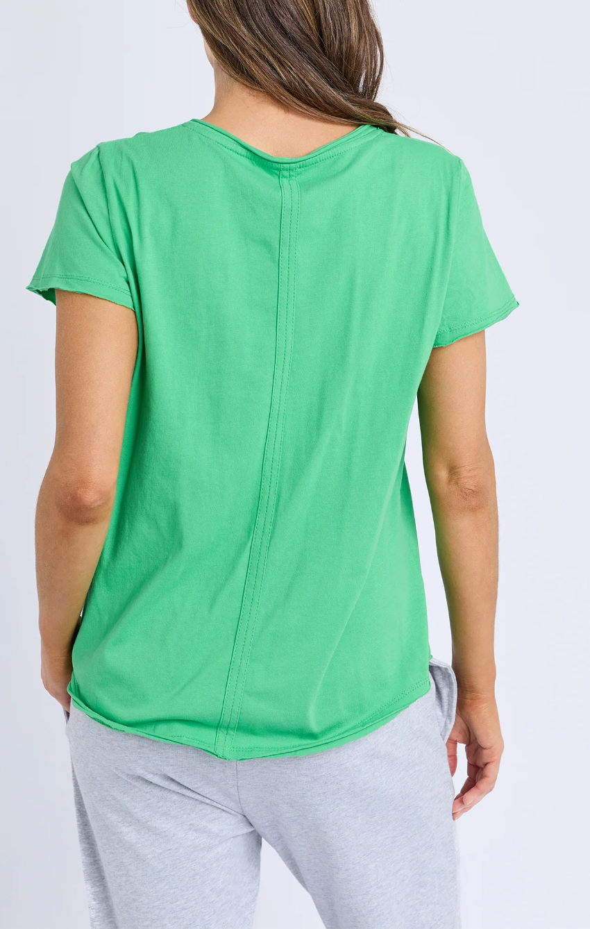 Elm Pima Vee Tee - Spring Green