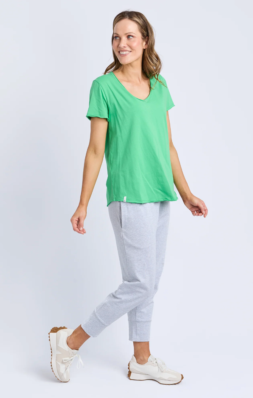 Elm Pima Vee Tee - Spring Green