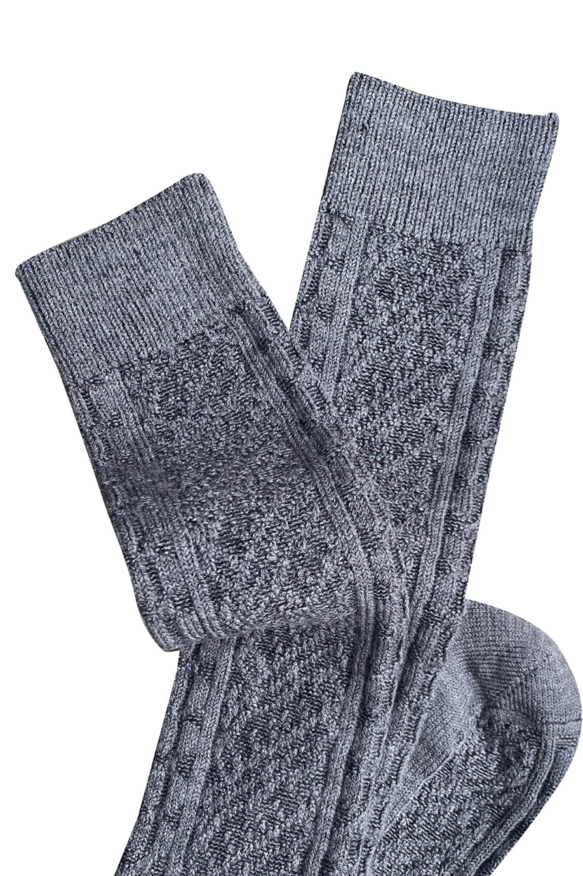 Vintage Merino Sock - Grey