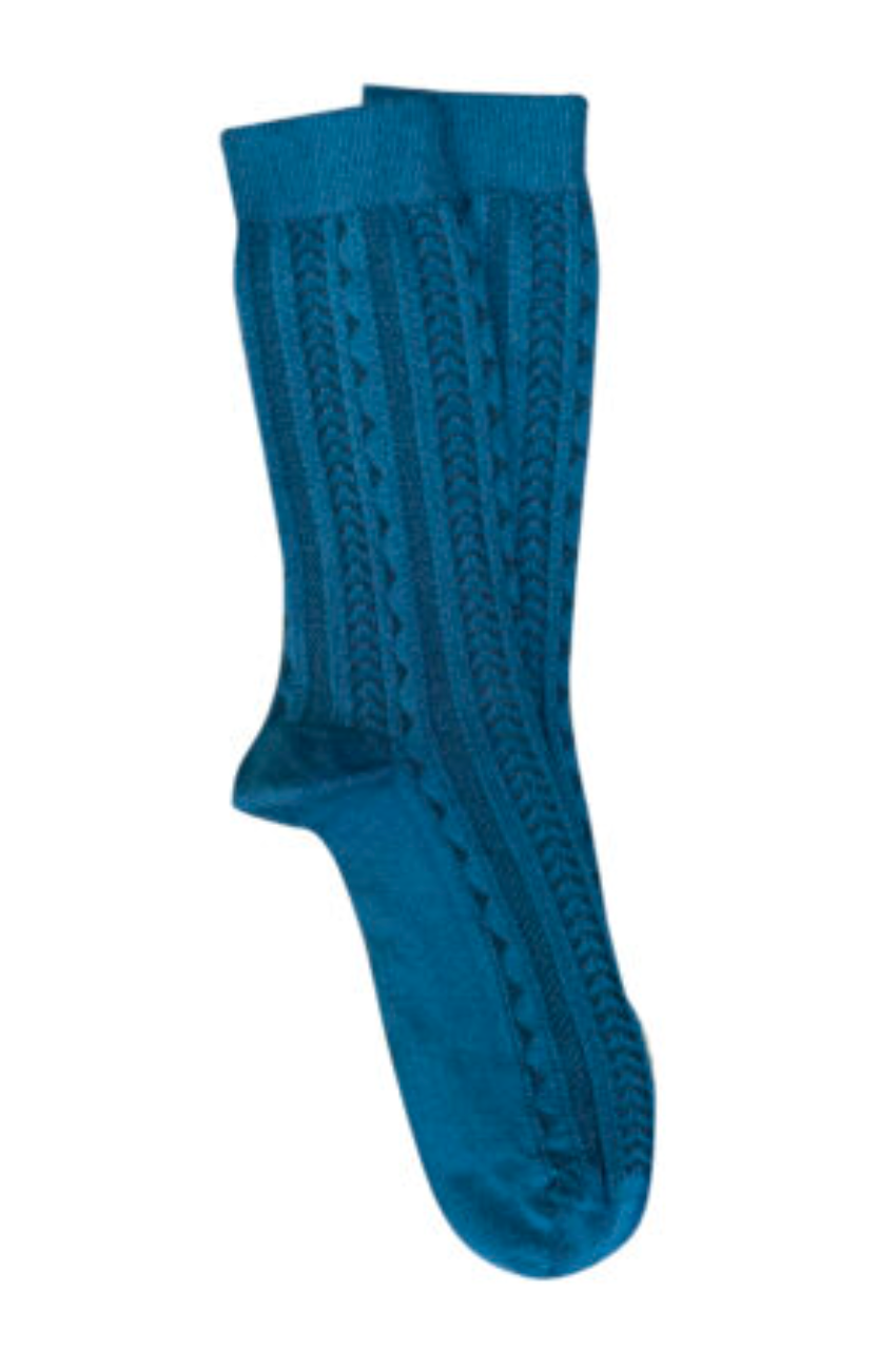 Trastevere Cotton Socks - Petrol