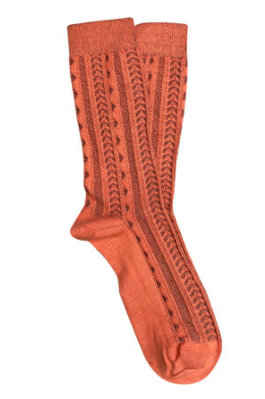 Trastevere Cotton Socks - Paprika