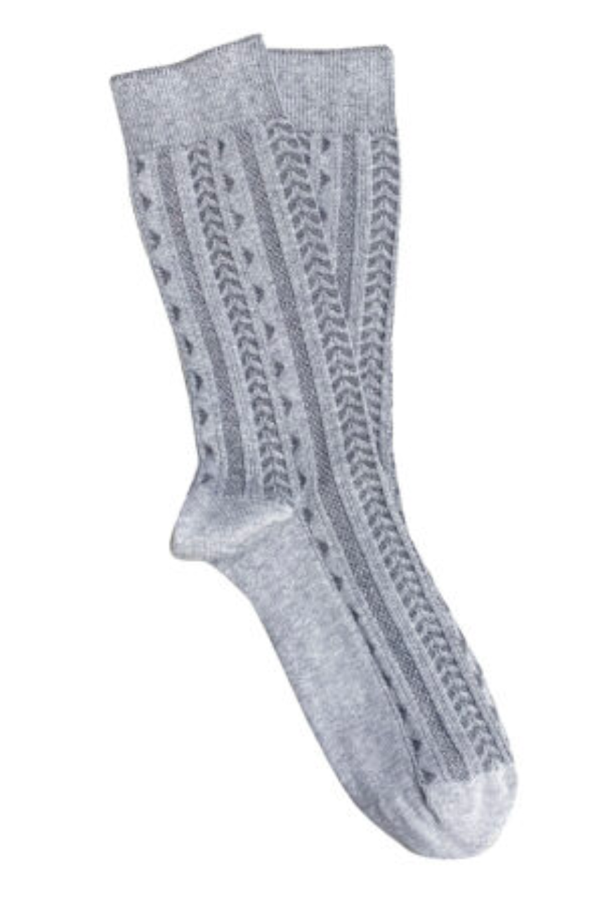 Trastevere Cotton Socks - Silver
