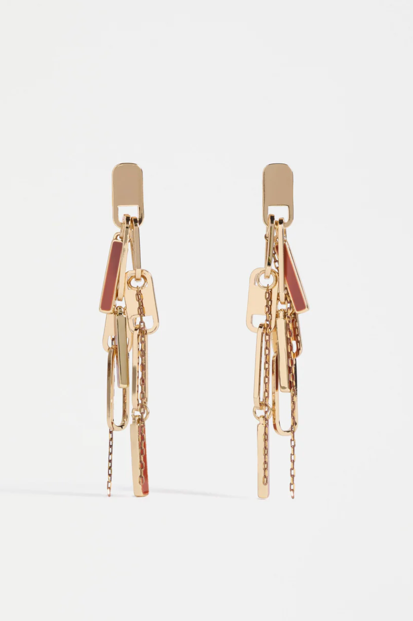 Elk Rymi Drop Earring - Gold
