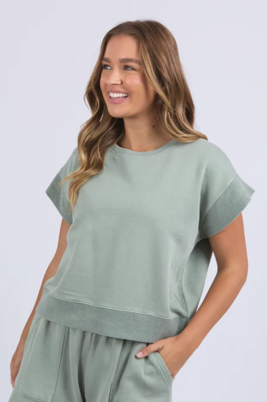 Foxwood Hustler Tee - Iceberg Green