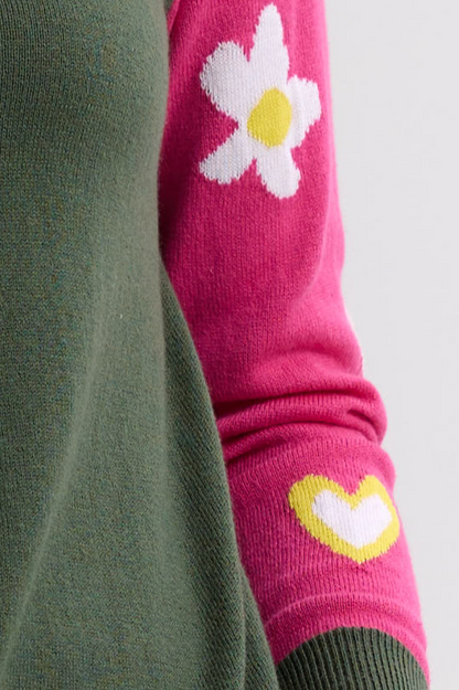 Zaket & Plover Happy Jumper - Khaki