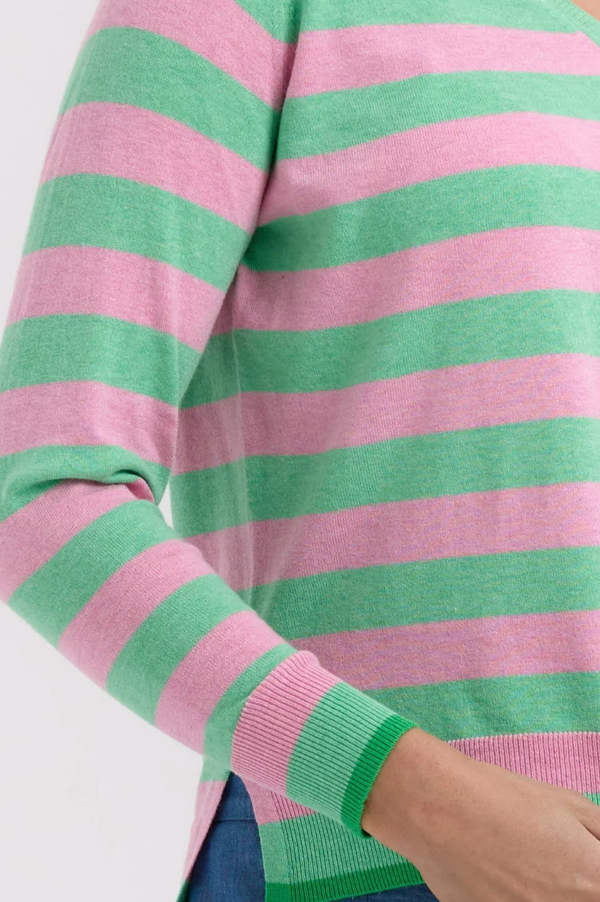 Z&P Essential Stripe V - Spearmint