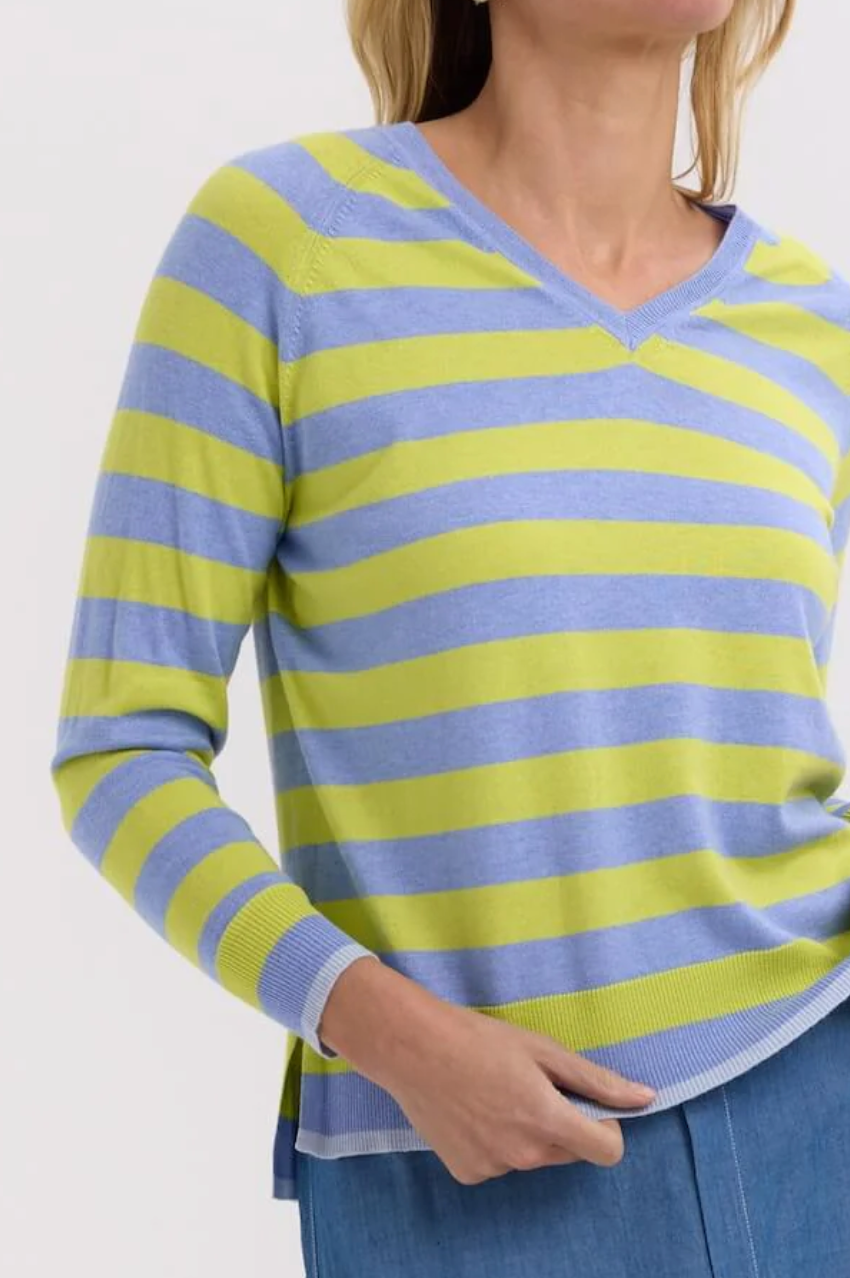 Z&P Essential Stripe V - Blueberry